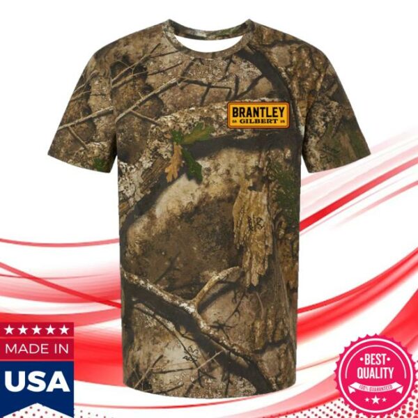 Brantley Gilbert Merch Store Take Off Realtree T-Shirt