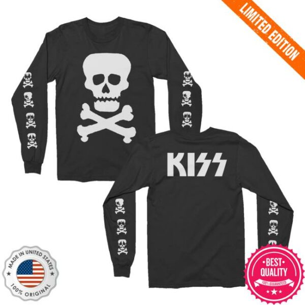 Kiss Online Merch Store Kiss Skull Long Sleeve