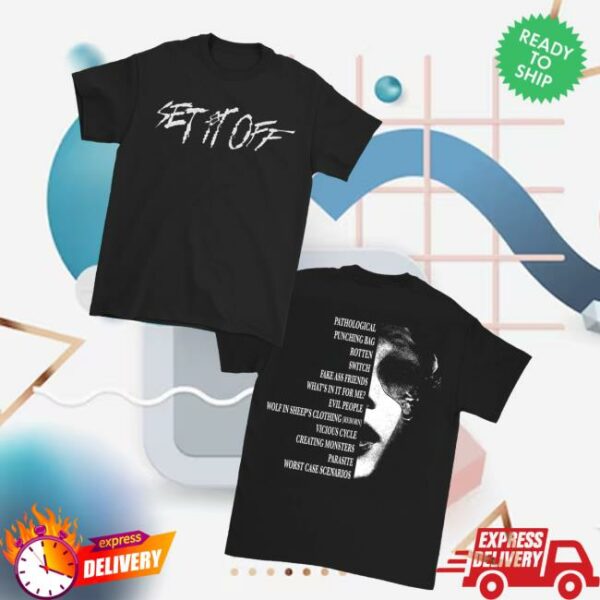 Set It Off Band Merch Store Sio Tracklist Tee