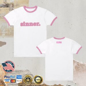 Raye Shop Merch Pink Sinner Ringer Tee