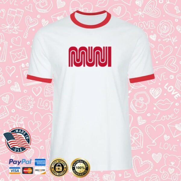 The Muni Store Merch Muni Ringer T-Shirt