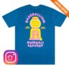 Baseballism Store Merch Gumball Factory Light Blue T-Shirt
