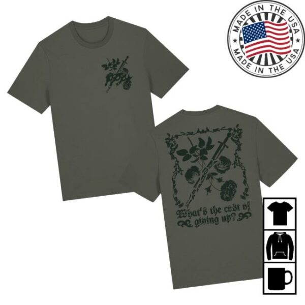 Poppy Merch Store Cost Of Giving Up Tee
