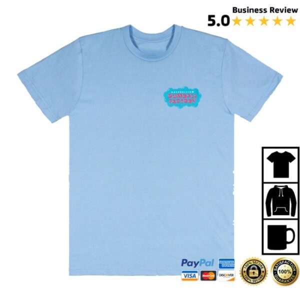 Baseballism Store Merch Gumball Factory Light Blue T-Shirt