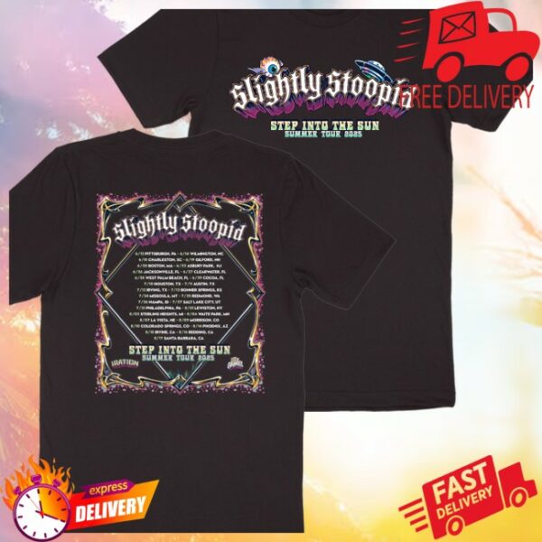 Slightly Stoopid Store Merch 2025 Tour Tee