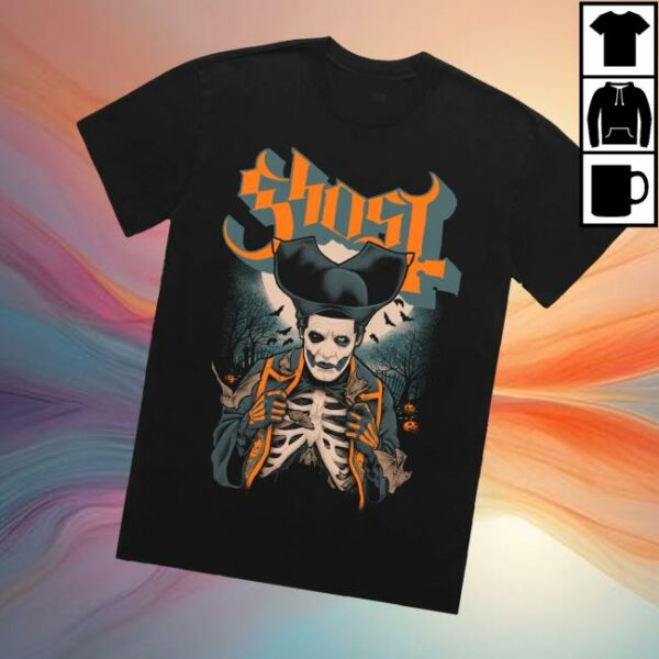 Loudersound Store Merch Ribs And Bats Puff Print T-Shirt