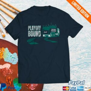 Simply Seattle Merch Playoff Bound Baseball Navy T-Shirt
