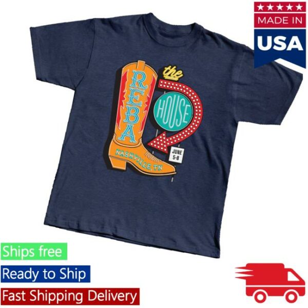Reba Shop Merch Reba’s House Boot Tee