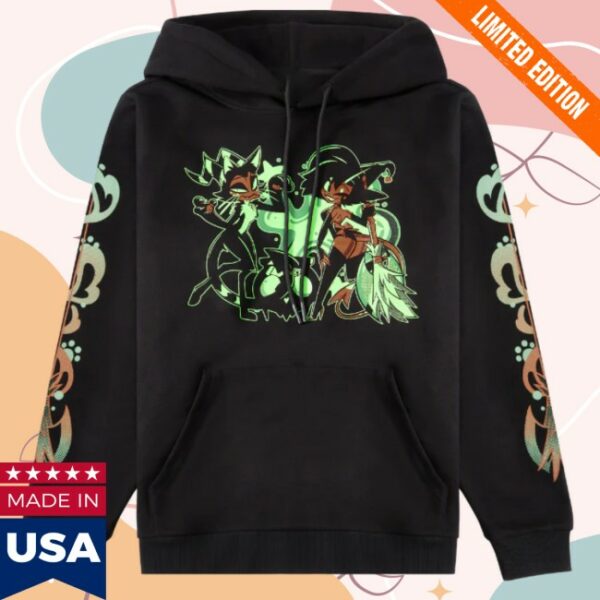 Stylish Occult Store Merch Midnight Haunting Pullover Hoodie