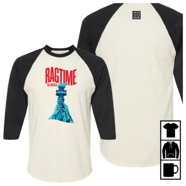 Broadway Merchandise Shop Store Ragtime Torch Raglan Tee
