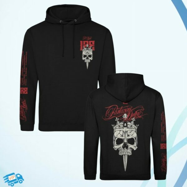 Parkway Drive Store Merch Ire Skull Hoodie