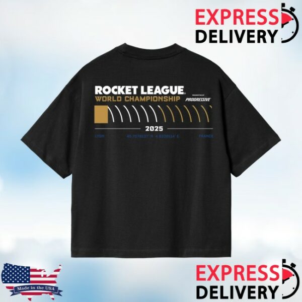 Blast Store Merch 2025 Rlcs World Championship Lyon Black T-Shirt
