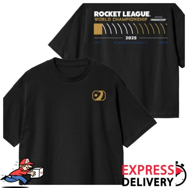 Blast Store Merch 2025 Rlcs World Championship Lyon Black T-Shirt