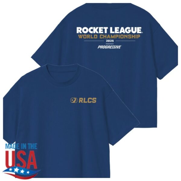 Blast Store Merch 2025 Rlcs World Championship Lyon Blue T-Shirt