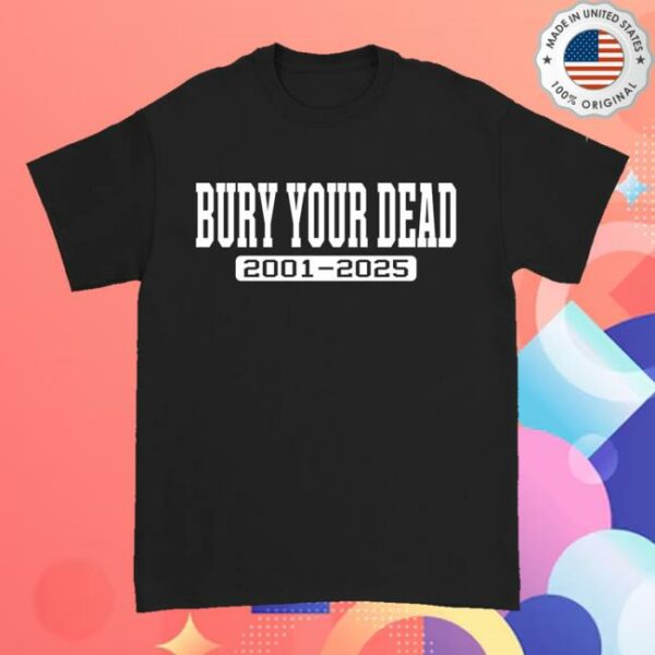 Armada Merch Store Bury Your Dead Varsity Black Tee