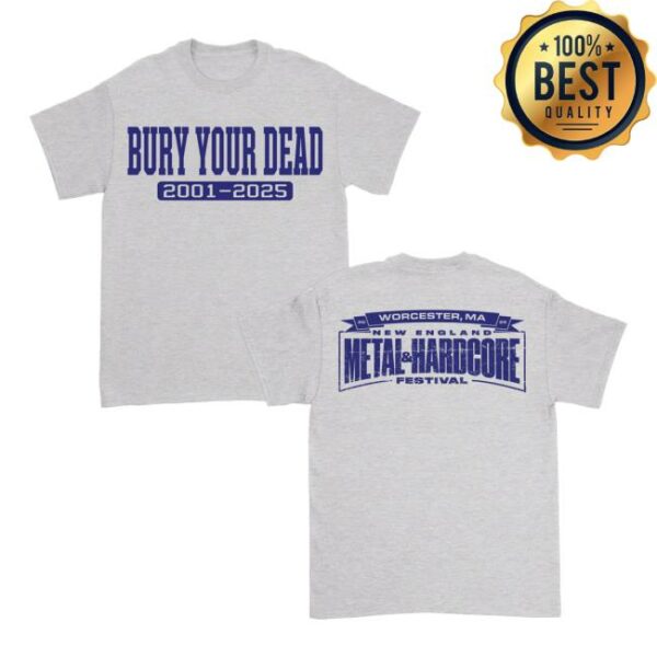 Armada Merch Store Bury Your Dead Varsity Grey Tee