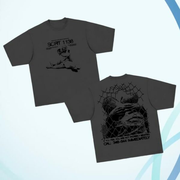 Scrt Merch Store Surveillance T-Shirt Graphite
