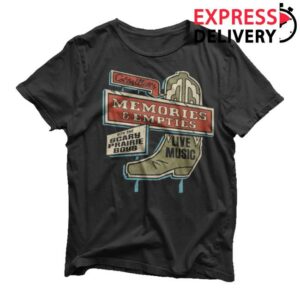 Colter Wall Merch Store Colter Wall Memories And Empties Boot Sign T-Shirt