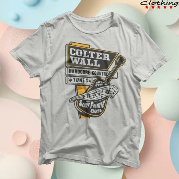 Colter Wall Merch Store Colter Wall Guitar Sign T-Shirt