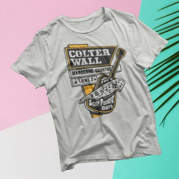 Colter Wall Merch Store Colter Wall Guitar Sign T-Shirt