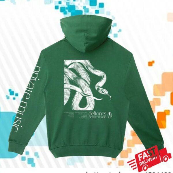 Deftones Store Merch Private Music Tracklist Hoodie
