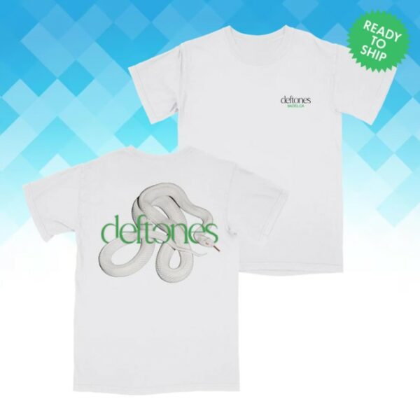 Deftones Store Merch Interlaced Snake Logo T-Shirt