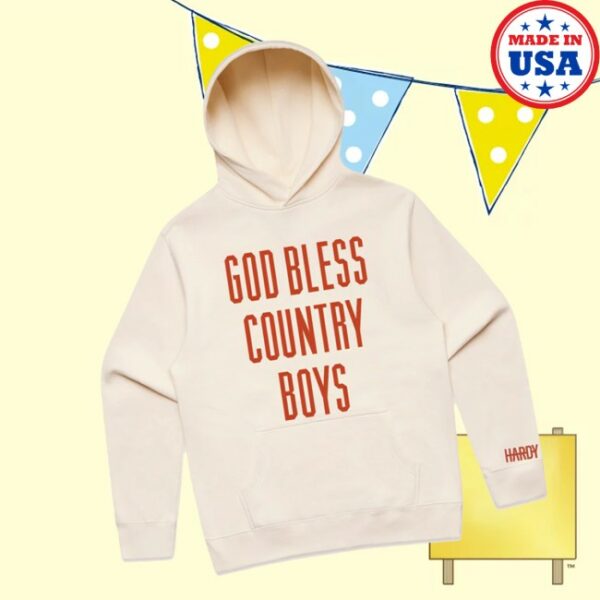 Hardy Official Store Merch God Bless Country Boys Hoodie