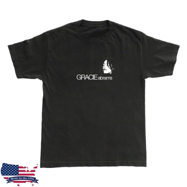 Gracie Abrams Store Merch Tsou Deluxe Tour Black Dateback T-Shirt