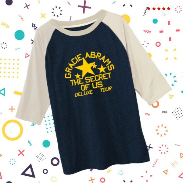 Gracie Abrams Store Merch Tsou Deluxe Tour Raglan T-Shirt