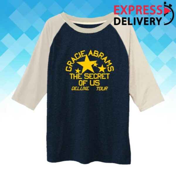 Gracie Abrams Store Merch Tsou Deluxe Tour Raglan T-Shirt