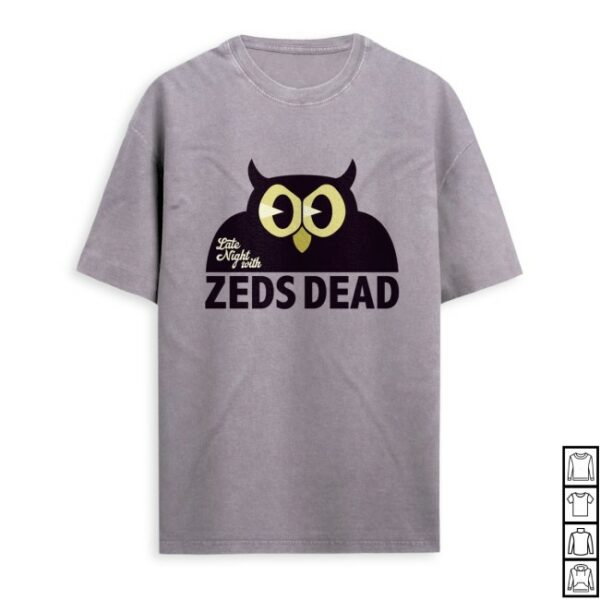 Zeds Dead Store Merch Shop Late Night Orchid Stone Wash Tee