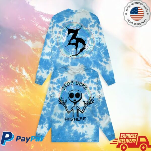 Zeds Dead Store Merch Shop Was Here Tie Dye Long Sleeve