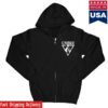 kenny indiemerchstore merch fervence logo zip hoodie