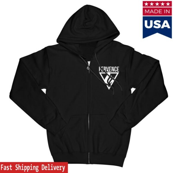 Indiemerchstore Merch Fervence Logo Zip Hoodie