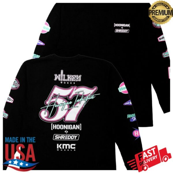 Hoonigan Store Merch Hoonigan X Shreddy 57 Long Sleeve T-Shirt