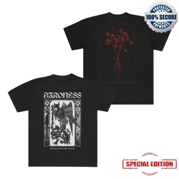 Baroness Store Merch Beneath The Rose Tee