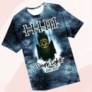 Heartagram Store Merch Dark Light Tie Dye Tee