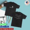 kenny Gracie Abrams Merch Store Tsou Deluxe Tour Black Dateback T Shirtv