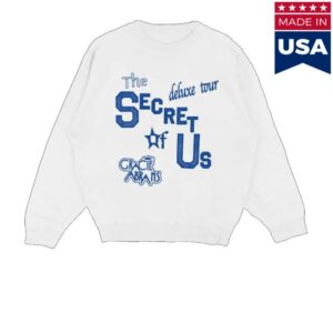 Gracie Abrams Merch Store Tsou Deluxe White Tour Crewneck Gracie Abrams Merch Store Tsou Deluxe White Tour Crewneck