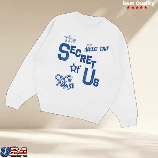 Gracie Abrams Merch Store Tsou Deluxe White Tour Crewneck