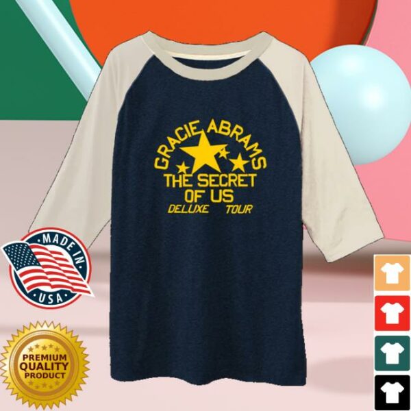 Gracie Abrams Merch Store Tsou Deluxe Tour Raglan T-Shirt