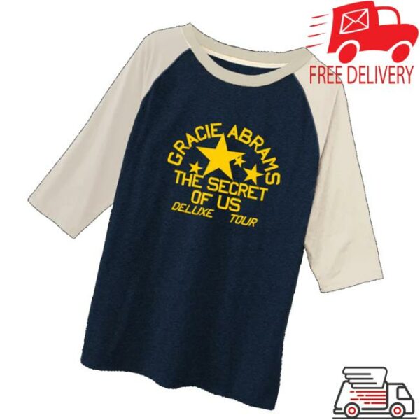 Gracie Abrams Merch Store Tsou Deluxe Tour Raglan T-Shirt