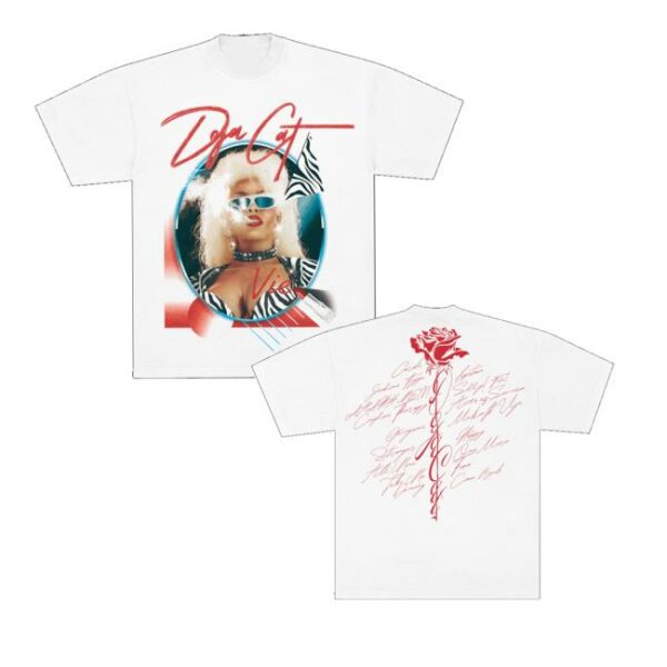 Doja Cat Merch Store Official Tracklist T-Shirt
