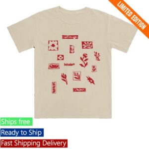 Inhaler Store Merch Tatreez Flowers Palestine Charity T-Shirt
