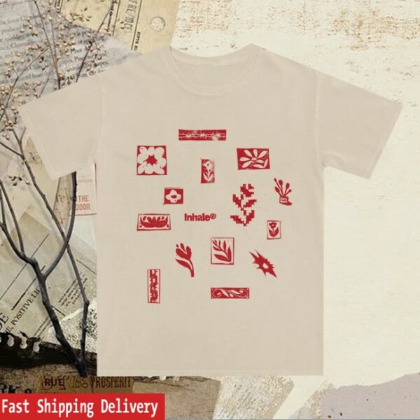 Inhaler Store Merch Tatreez Flowers Palestine Charity T-Shirt