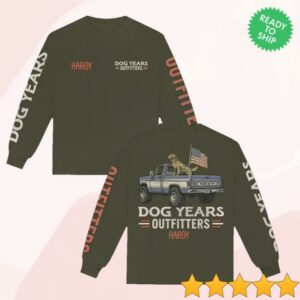 Hardy Shop Merch Dog Years Long Sleeve Tee Hardy Shop Merch Dog Years Long Sleeve Tee
