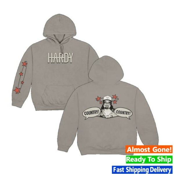 Hardy Shop Merch Country Country Gray Hoodie