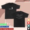 kenny Gracie Abrams Merch Store Tsou Deluxe Tour Black Dateback T Shirtaa