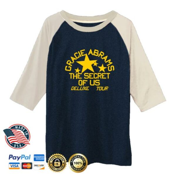 Gracie Abrams Merch Tsou Deluxe Tour Raglan T-Shirt