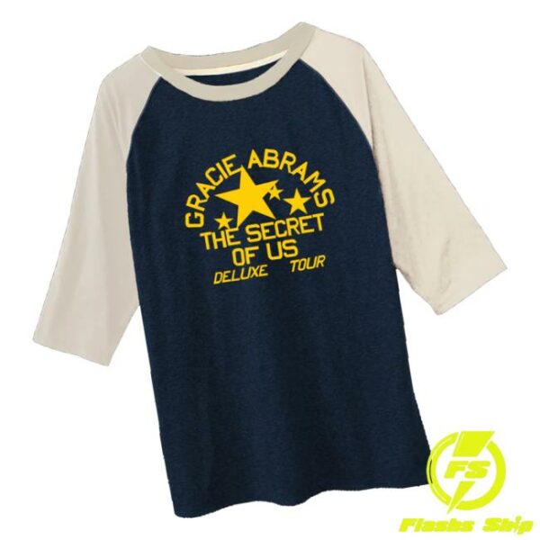 Gracie Abrams Merch Tsou Deluxe Tour Raglan T-Shirt